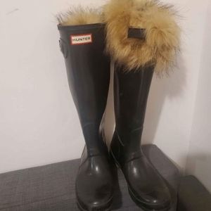 Hunter boots black uk 4 original